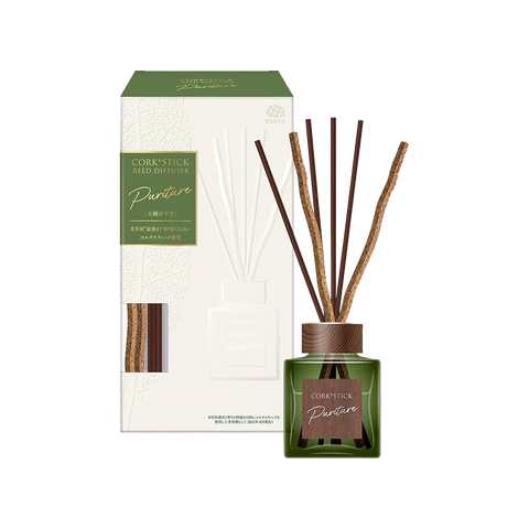 Sukki-Ri Cork + Stick Puriture | Herbal woody scent | 100ml