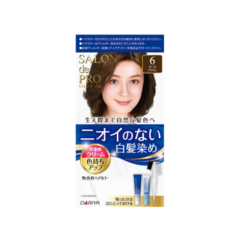 Dariya Salo De Pro Hair Color Non Smell  | #6 Dark Brown