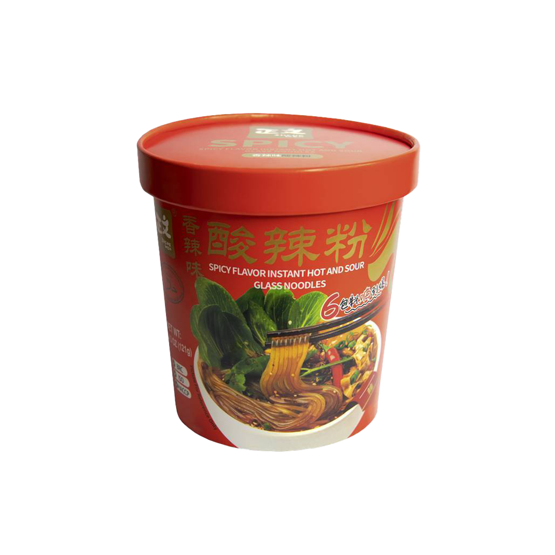 ZhengWen | Spicy Flavor Instant Hot And Sour Glass Noodles | 121g