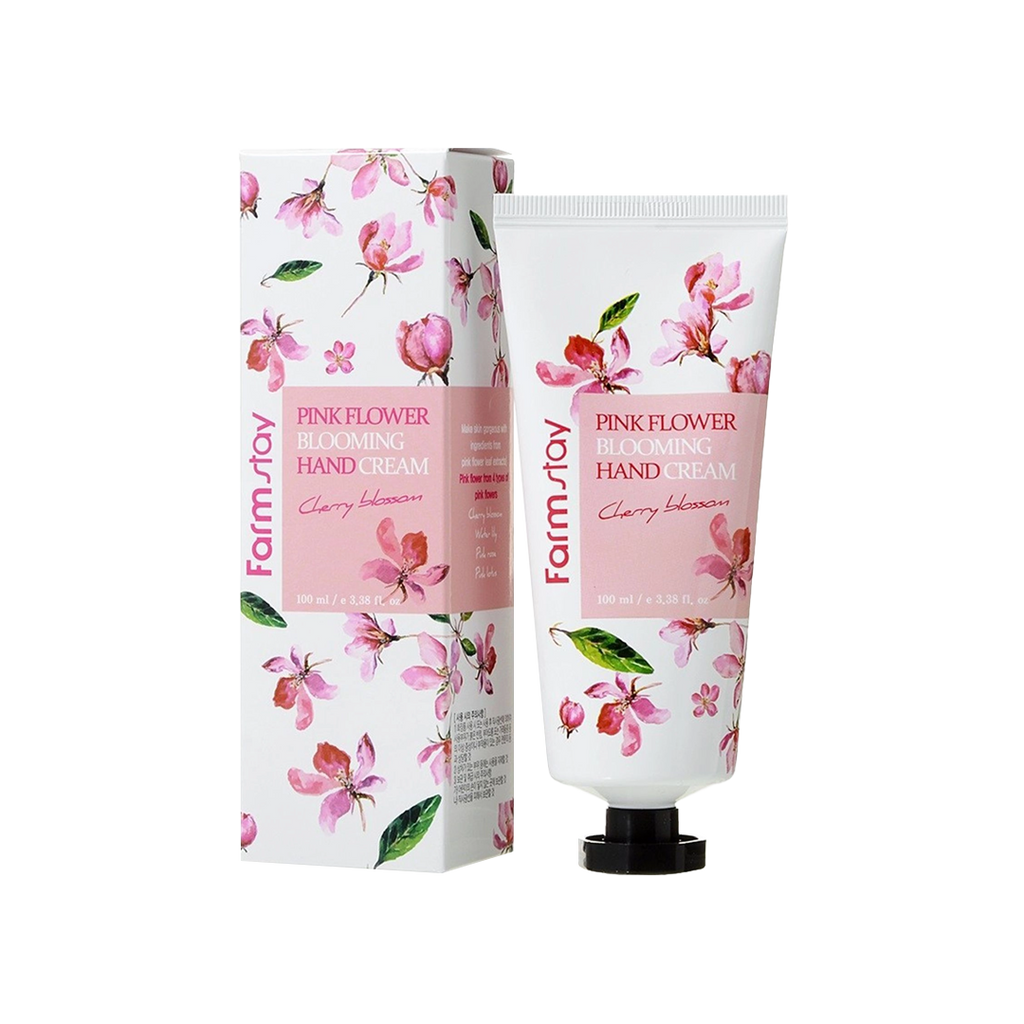 Farmstay -Farmstay Pink Flower Blooming Hand Cream | Cherry Blossom | 100ml - Hand Care - Everyday eMall
