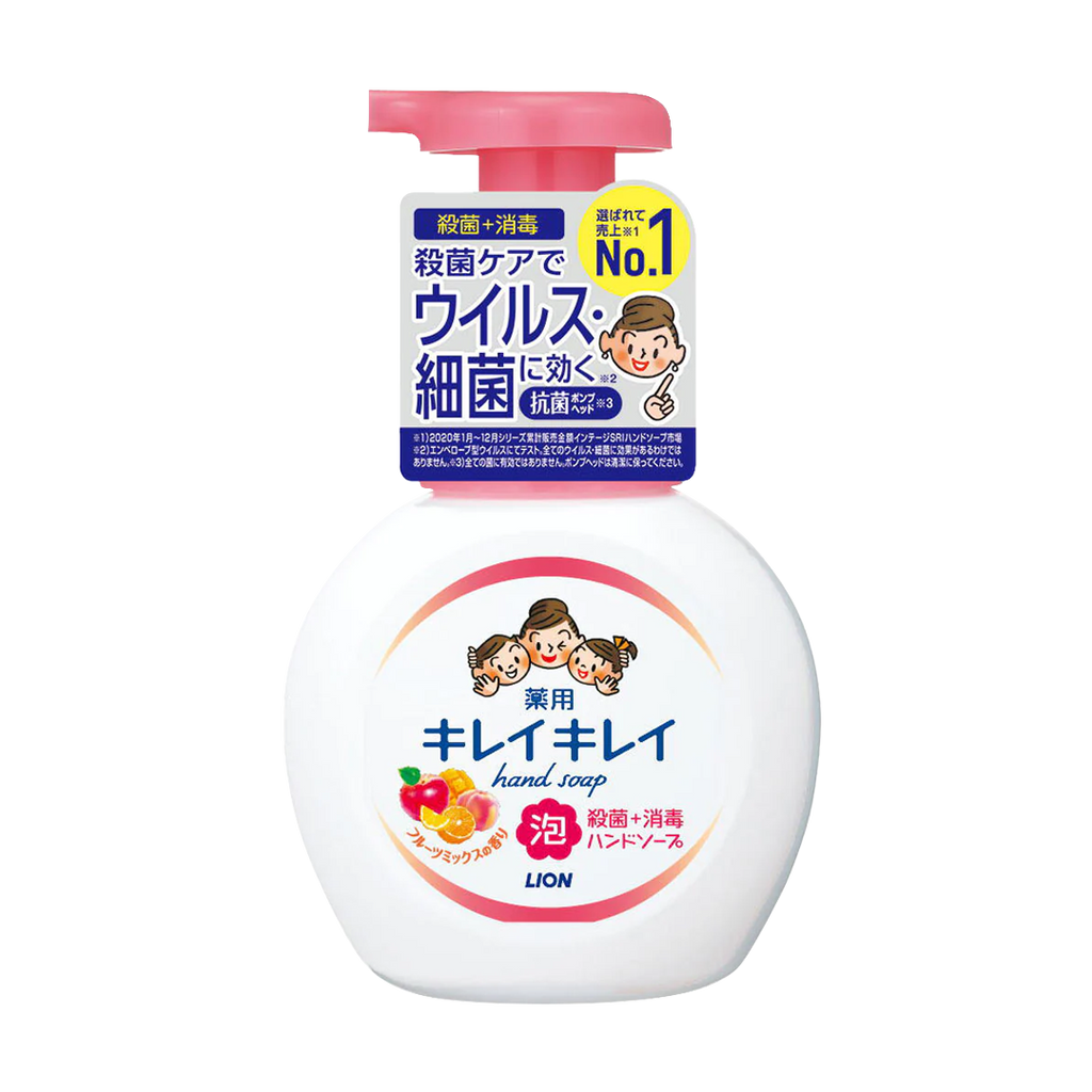 Lion -Lion Kirei Kirei Medicated Foaming Hand Soap Fruit Scent | 250ml - Household - Everyday eMall