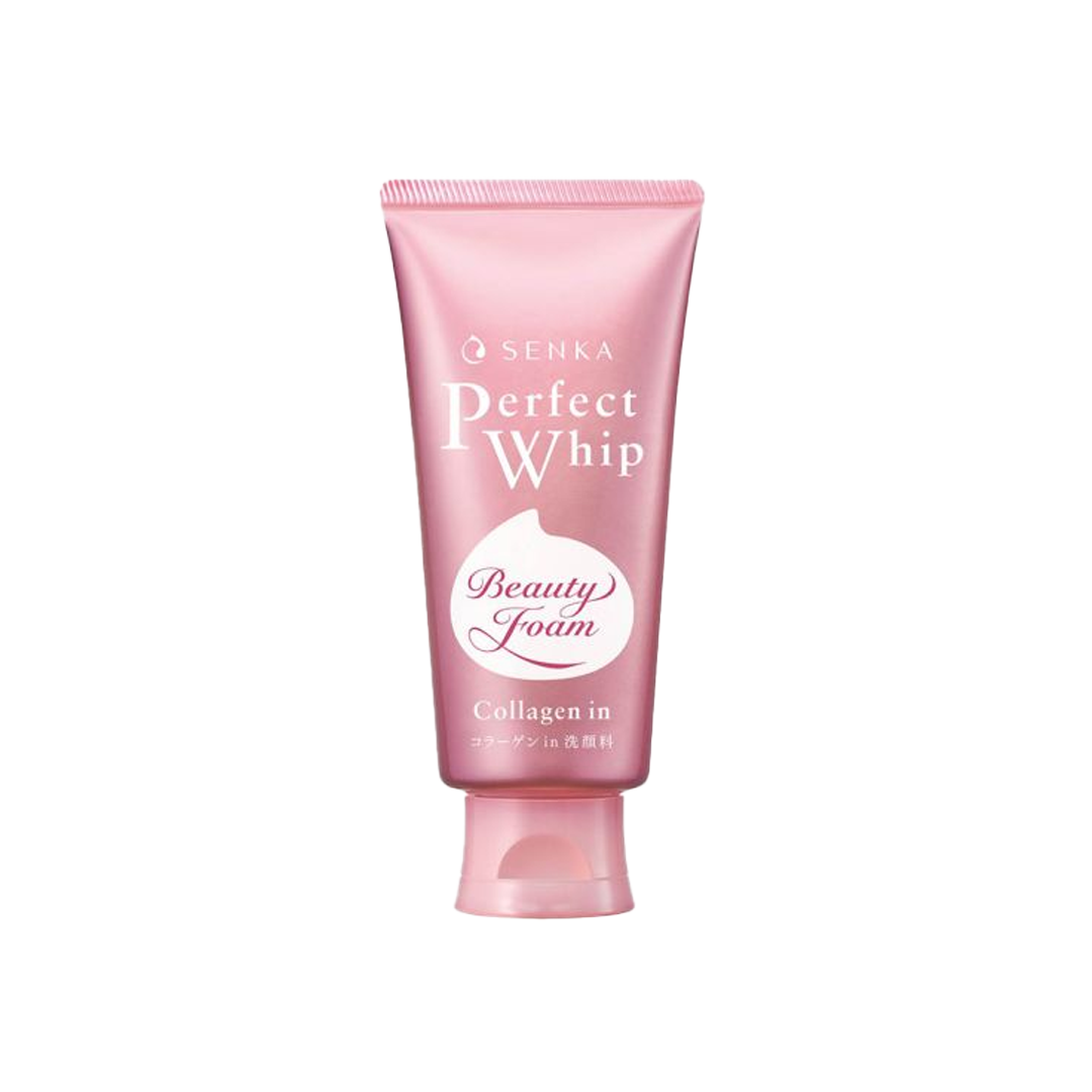 Shiseido -SHISEIDO SENKA Perfect Whip Collagen Foam Cleanser (Pink) | 120g - Skincare - Everyday eMall