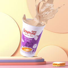 Senpure -SENPURE Classic Milk Tea With Coconut Jelly (Pack of 9) | Original, Taro, Wheat - Beverage - Everyday eMall