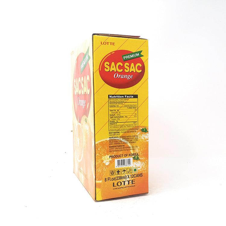 LOTTE -LOTTE SAC SAC Juice | Orange Flavor - Beverage - Everyday eMall