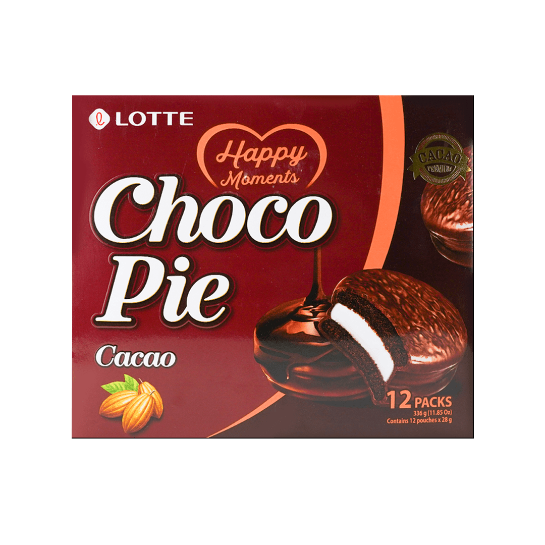 LOTTE Choco Pie | Cacao Flavor | 12 Packs | Everyday eMall