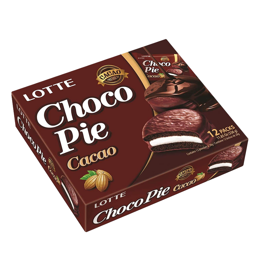 LOTTE -LOTTE Choco Pie | Cacao Flavor | 12 Packs - Everyday Snacks - Everyday eMall