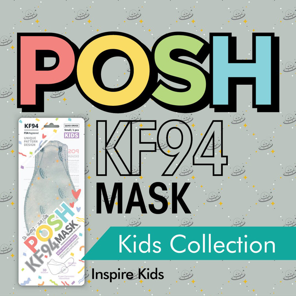 POSH -POSH KF94 Mask For Kids, Made in Korea - Face Mask - Everyday eMall