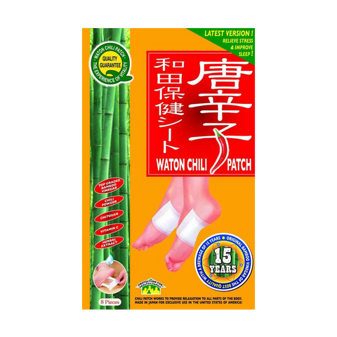 Waton Detoxing Stress Relief Foot Pads | Chili