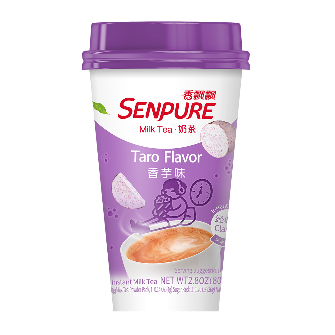 Senpure -SENPURE Classic Milk Tea With Coconut Jelly (Pack of 9) | Original, Taro, Wheat - Beverage - Everyday eMall