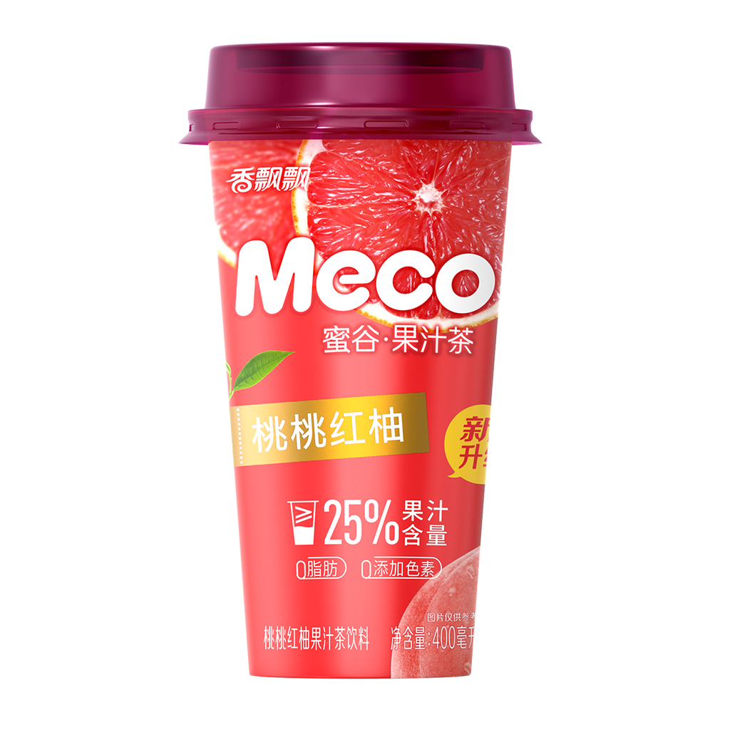 Senpure -香飘飘 MECO Fruit Tea (3 units per pack) | Peach and Pink Grapefruit - Beverage - Everyday eMall