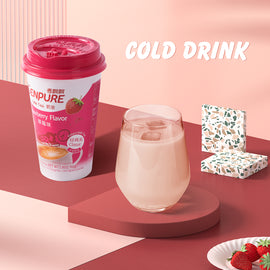 SENPURE Classic Milk Tea With Coconut Jelly (Pack of 6) | Strawberry