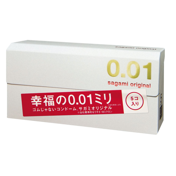 Sagami Original Ultra Thin Condom 0.01 mm, 5 pcs/ pack | Everyday
