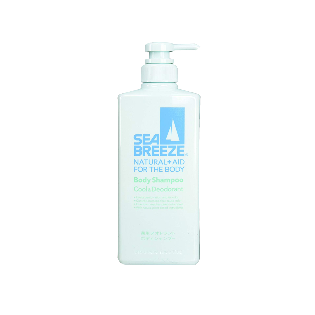 Shiseido -Shiseido Sea Breeze | Natural + Aid For The Body Shampoo | Cool & Deodorant | 600ml - Body Care - Everyday eMall
