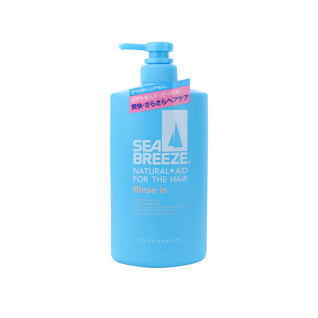 Shiseido Sea Breeze | Natural + Aid For The Hair Rinse In | 600ml