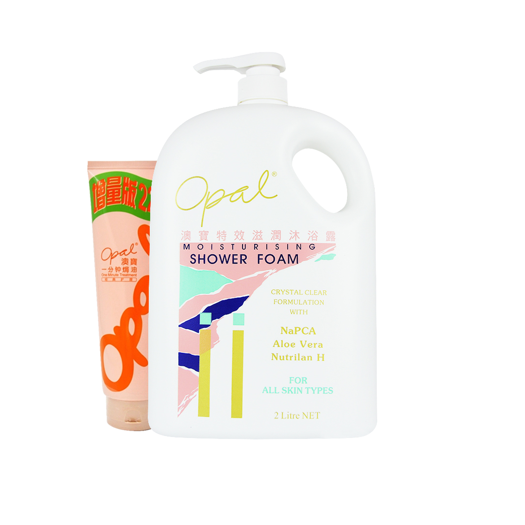 Opal Moisturising Shower Foam + One Minute Treatment | 2L