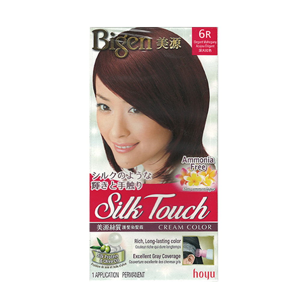 HOYU -Hoyu Bigen 'Silk Touch' Cream Color Hair Dye | 6R Elegant Mahogany - Hair Dye - Everyday eMall