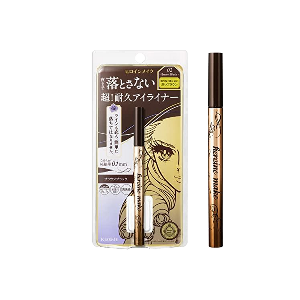ISEHAN Kiss Me -ISEHAN Heroine Make Prime Liquid Eyeliner Rich Keep 02 Brown Black 0.1mm -  - Everyday eMall