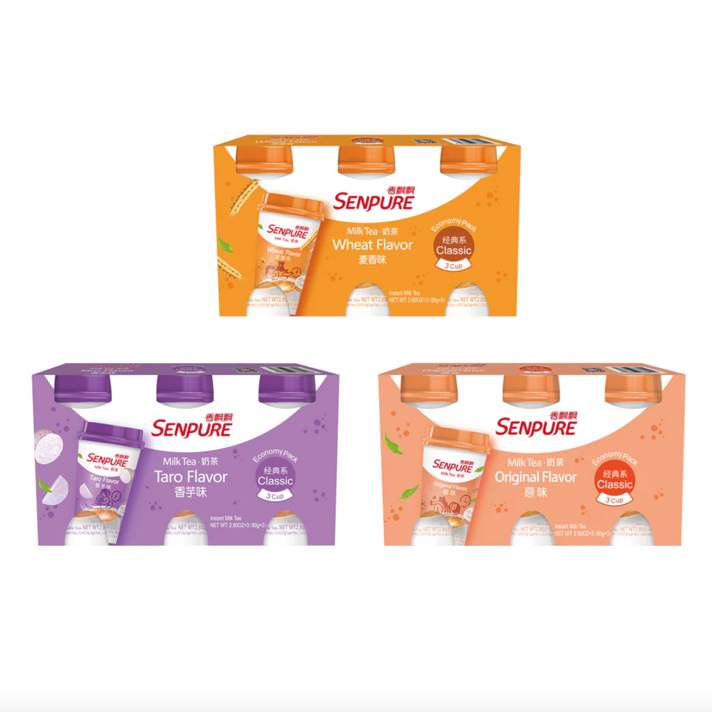 Senpure -香飘飘 SENPURE Classic Milk Tea With Coconut Jelly | Multiple flavors (3 units per pack) - Everyday Snacks - Everyday eMall