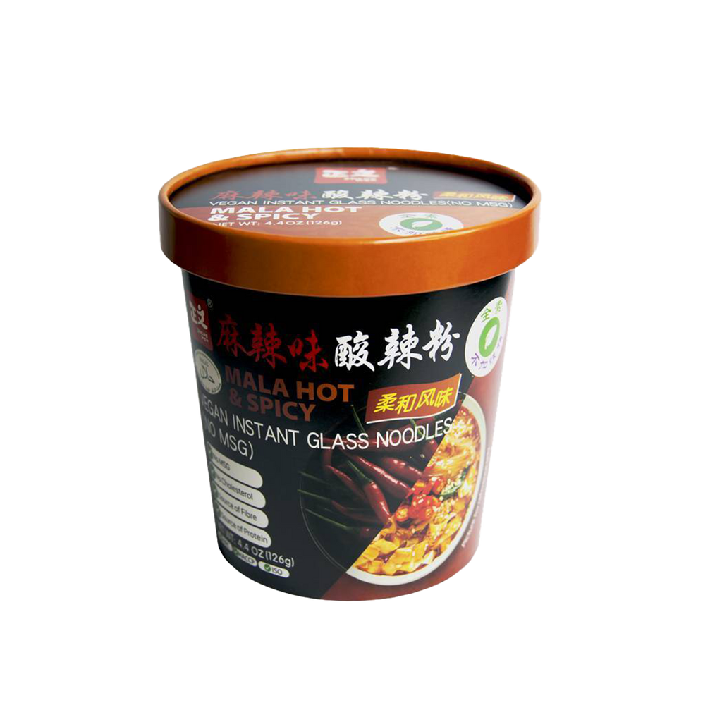 ZhengWen -ZhengWen | Vegan Instant Glass Noodles (No MSG) MALA HOT & SPICY | 126g - Everyday Snacks - Everyday eMall