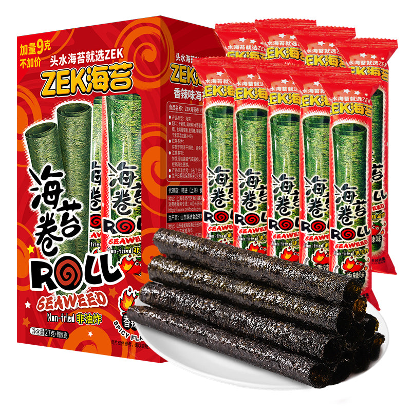 ZEK｜ZEKHOLLOW SEAWEED ROLL(SPICY)36G