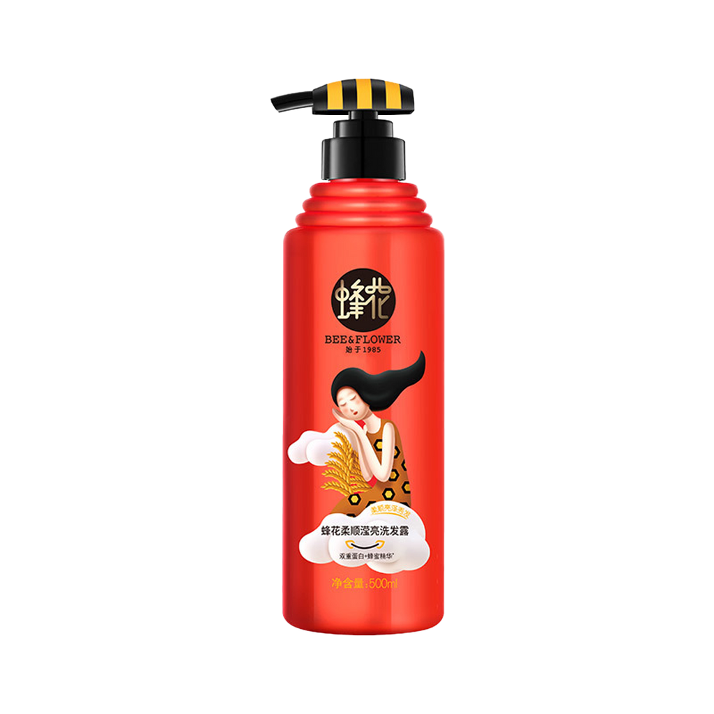 Shanghaizhizao -Bee & Flower Smooth & Shining Shampoo | 500ml - Body Care - Everyday eMall