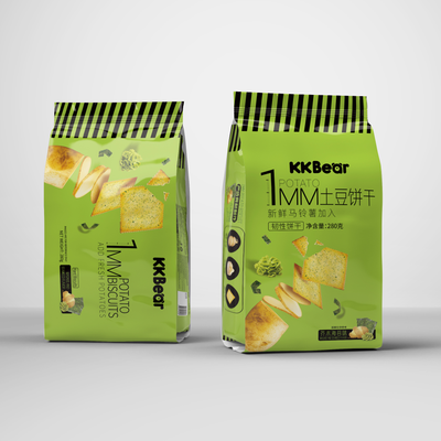 KK Bear -1MM Thin Potato Crackers 280g, 3 Assorted Flavors - - Everyday eMall