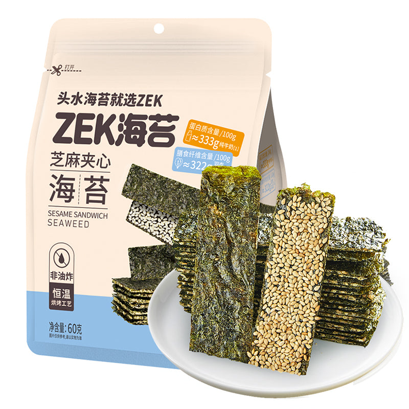 ZEK｜ZEK SANDWICH SEAWEED (SESAME)60G