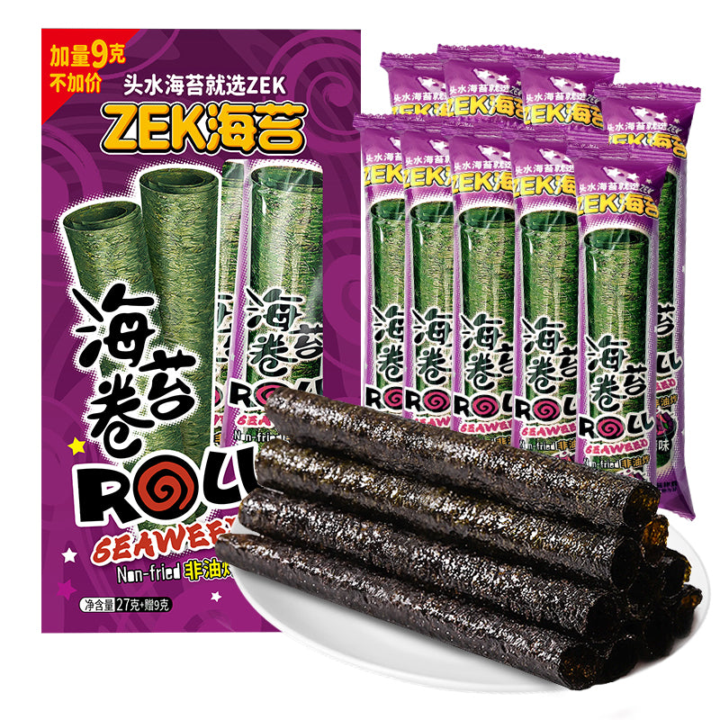 ZEK｜ZEKHOLLOW SEAWEED ROLL(BBQFLAVORED)36G