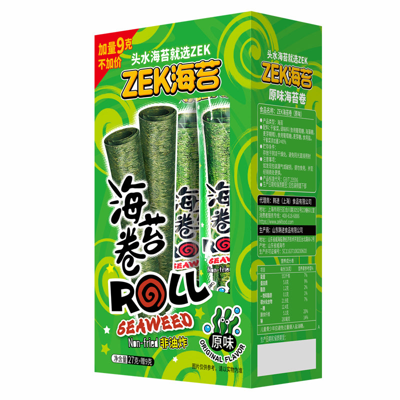 ZEK｜HOLLOW SEAWEED ROLL(ORIGINAL)36G