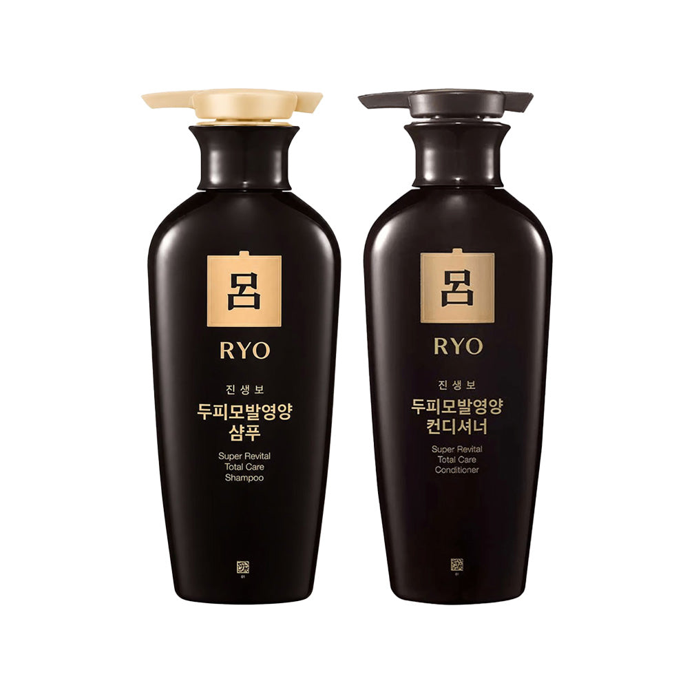 RYO ｜ Super Revital Total Shampoo Set （black）400ML+400ML