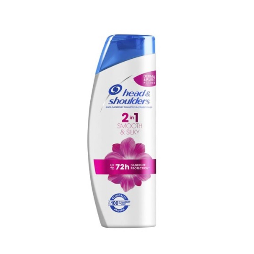H&S｜2 IN 1 Smooth & Silky Shampoo 400ml