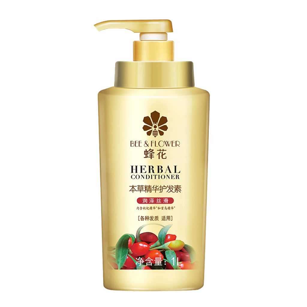 Shanghaizhizao -Bee & Flower Smooth & Shining Shampoo | 500ml - Body Care - Everyday eMall