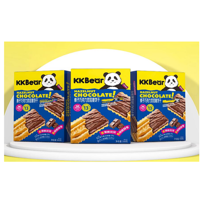 KK Bear -Double Layer Crispy Crackers 168g, 2 Assorted Flavors - - Everyday eMall