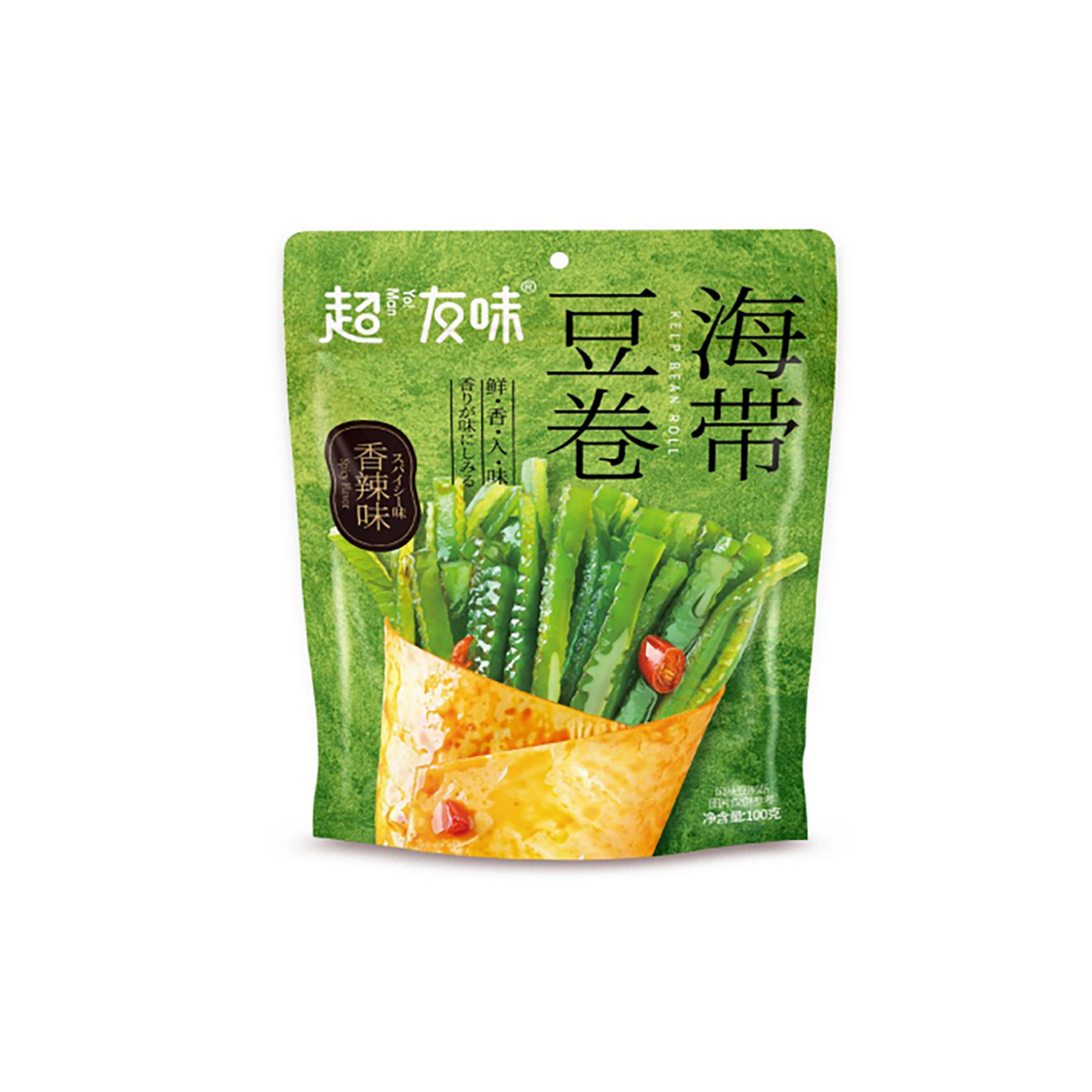 CHAOYOUWEI -Chaoyouwei Spicy Stuffed Bean Rolls, 4 Assorted Fillings 100g Each - - Everyday eMall