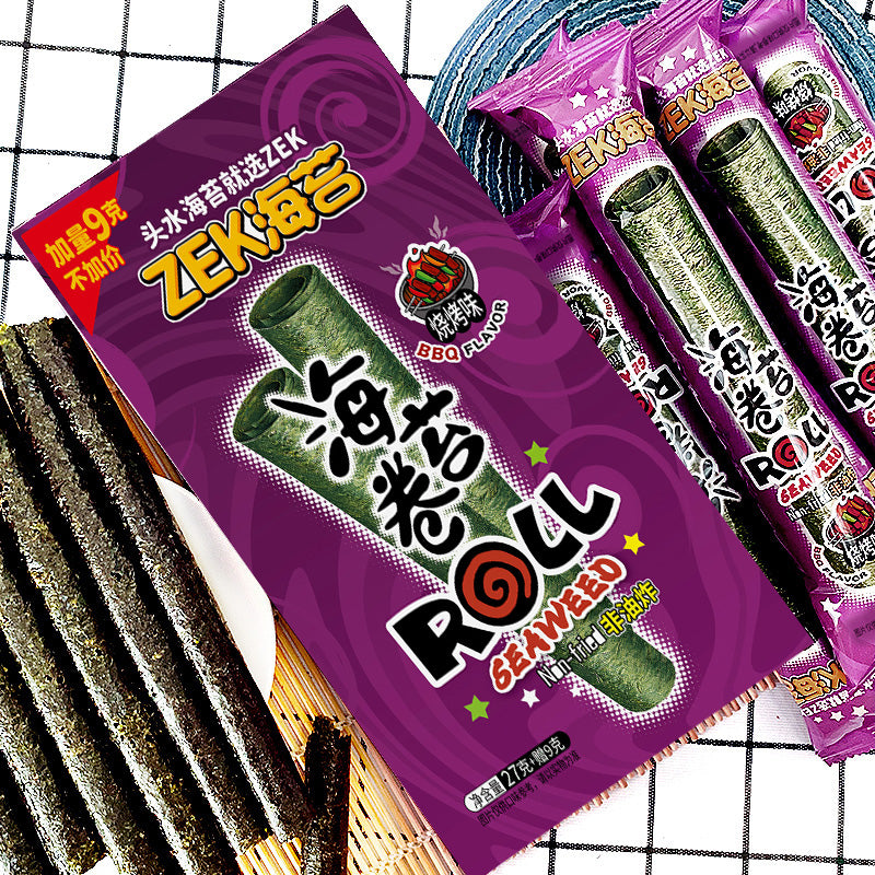 ZEK｜ZEKHOLLOW SEAWEED ROLL(BBQFLAVORED)36G