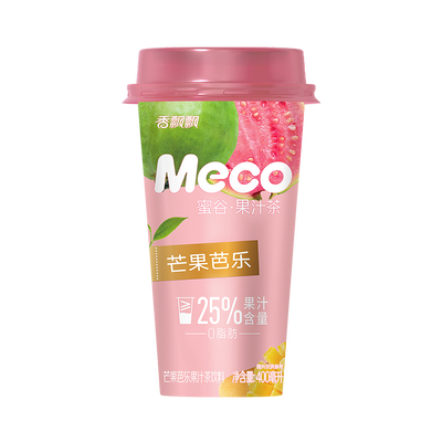 Senpure -香飘飘 MECO Fruit Tea (3 units per pack) | Mango & Guava Fruit Tea - Beverage - Everyday eMall