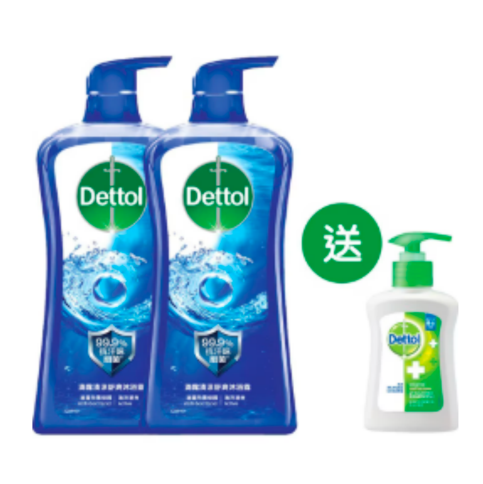Dettol -Dettol ｜ Body Wash Bundle｜ Multiple Scents Available｜ 950ml*2+Dettol hand wash - Body Care - Everyday eMall