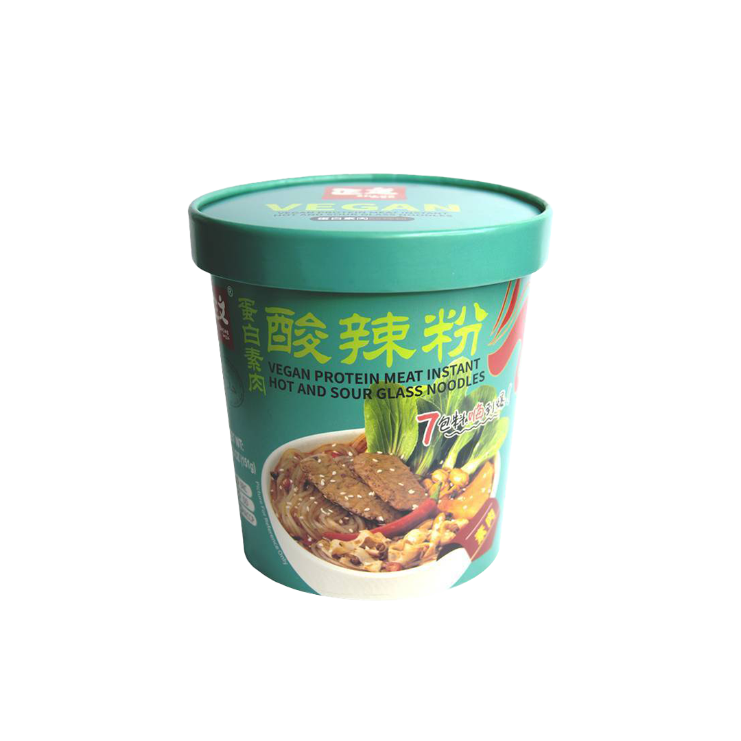 ZhengWen -ZhengWen | Vegan Protein Meat Instant Hot And Sour Glass Noodles | 151g - Everyday Snacks - Everyday eMall
