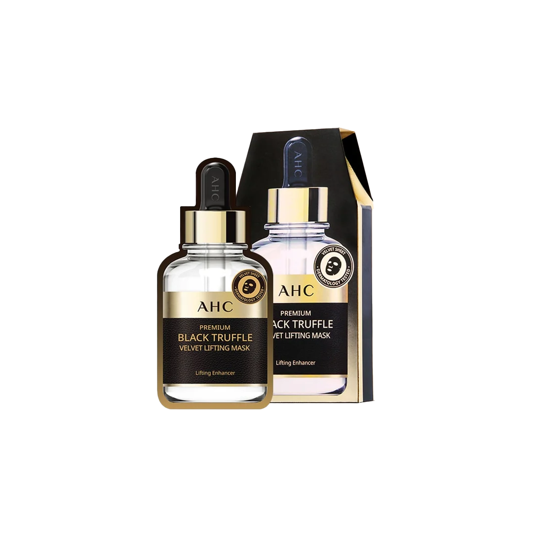 A.H.C -A.H.C Premium Black Truffle Velvet Foil Mask | 5 Sheets - Skin Care Masks & Peels - Everyday eMall