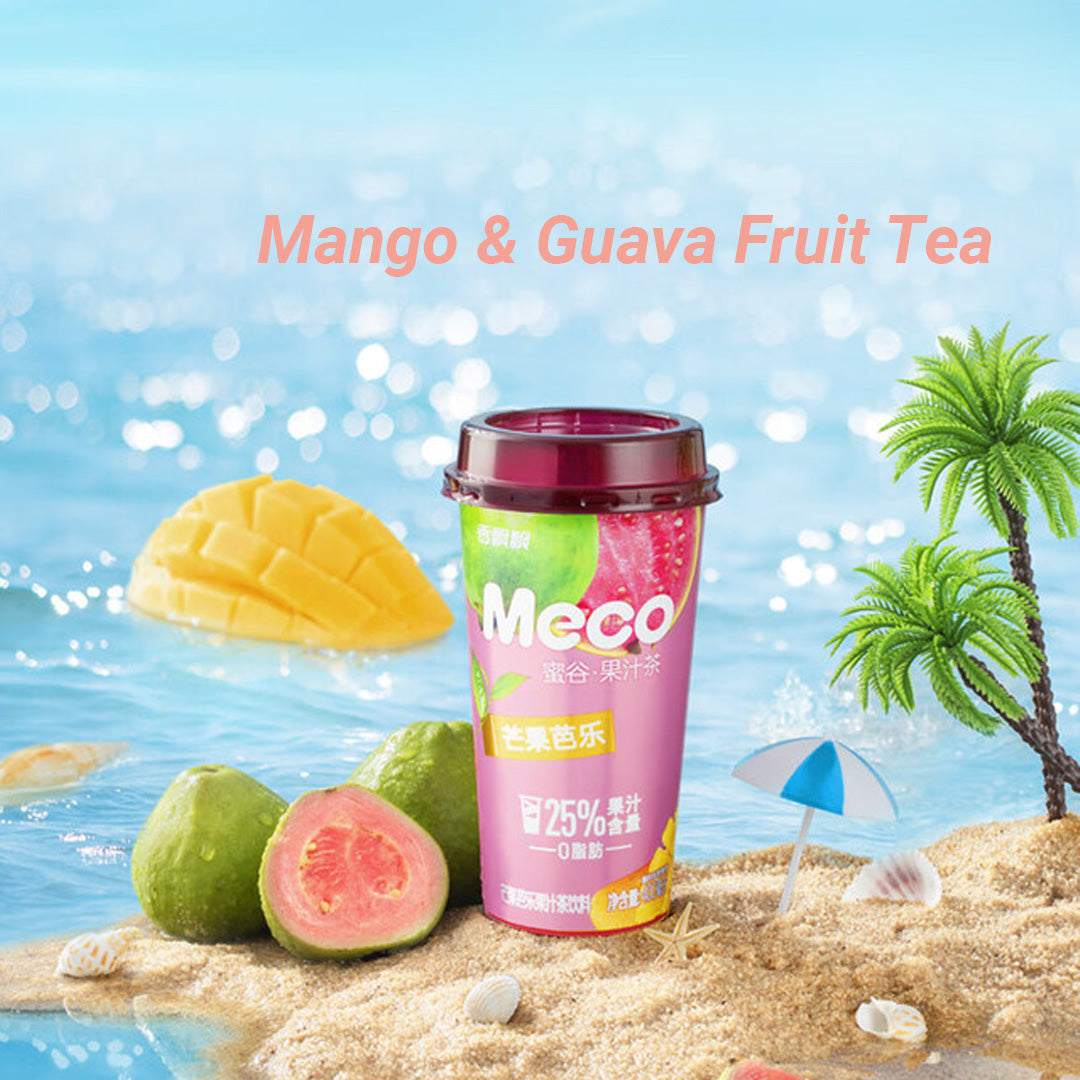 Senpure -香飘飘 MECO Fruit Tea (3 units per pack) | Mango & Guava Fruit Tea - Beverage - Everyday eMall