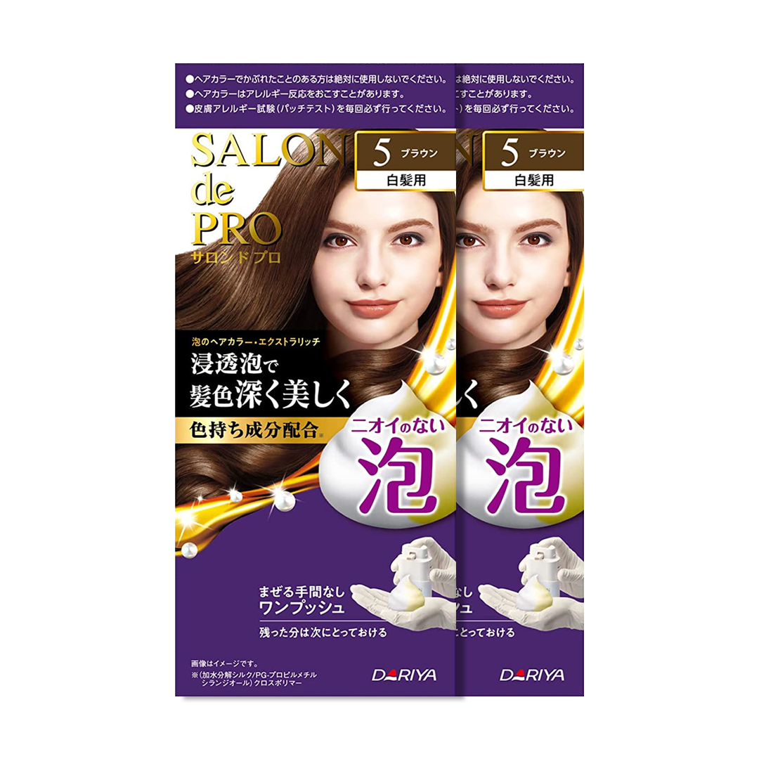 Dariya -Dariya Salo De Pro Foam Hair Color Extra Rich | #5 Brown - Hair Dye - Everyday eMall