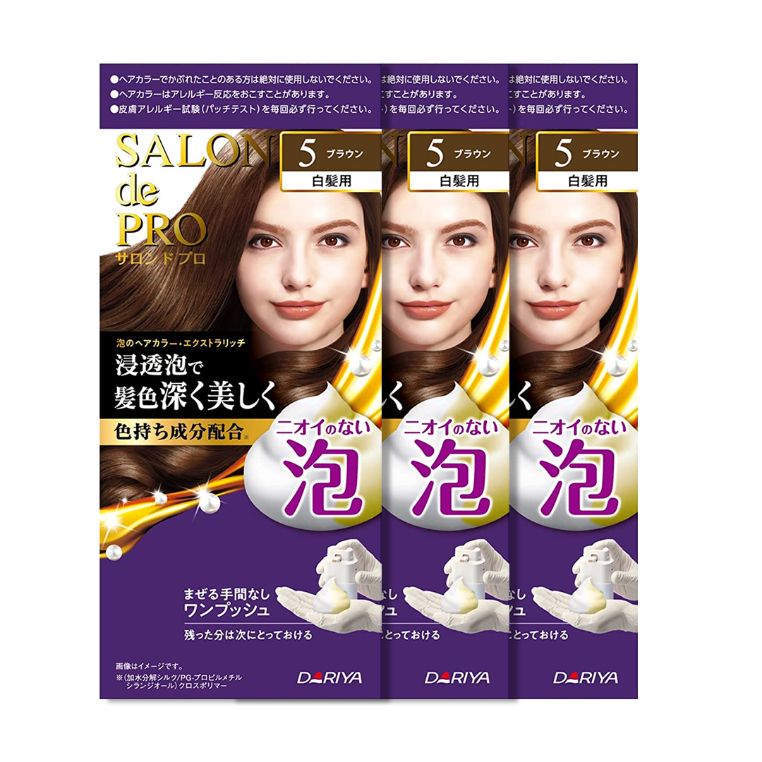 Dariya -Dariya Salo De Pro Foam Hair Color Extra Rich | #5 Brown - Hair Dye - Everyday eMall