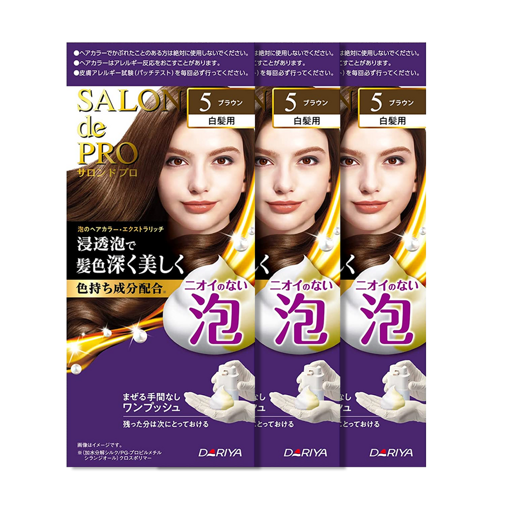 Dariya -Dariya Salo De Pro Foam Hair Color Extra Rich | #5 Brown - Hair Dye - Everyday eMall