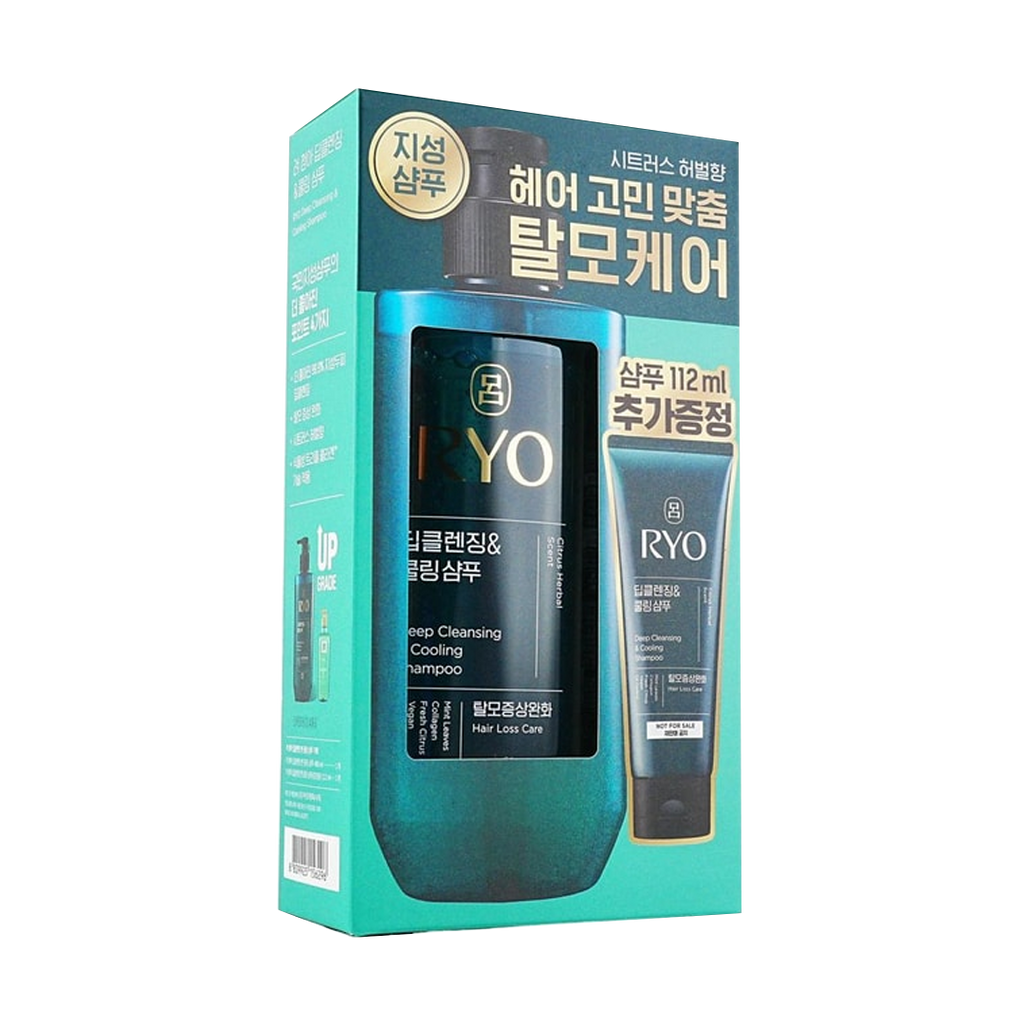 RYO -RYO Deep Cleansing & Cooling Shampoo | 480ml + 112ml - Hair Care - Everyday eMall