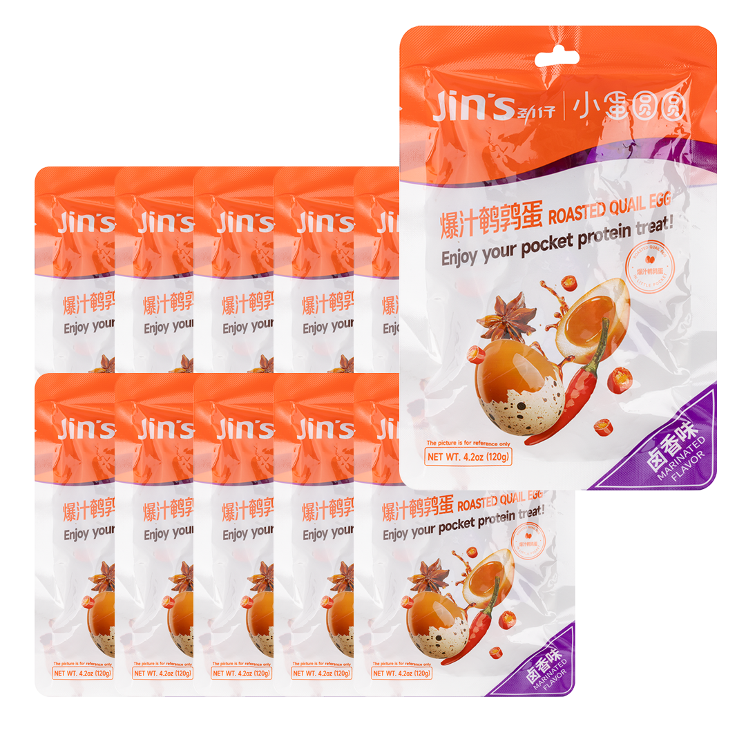 JIN ZAI FOOD -JIN ZAI FOOD | Roasted Quail Egg | Marinated Flavor | 120g - Everyday Snacks - Everyday eMall