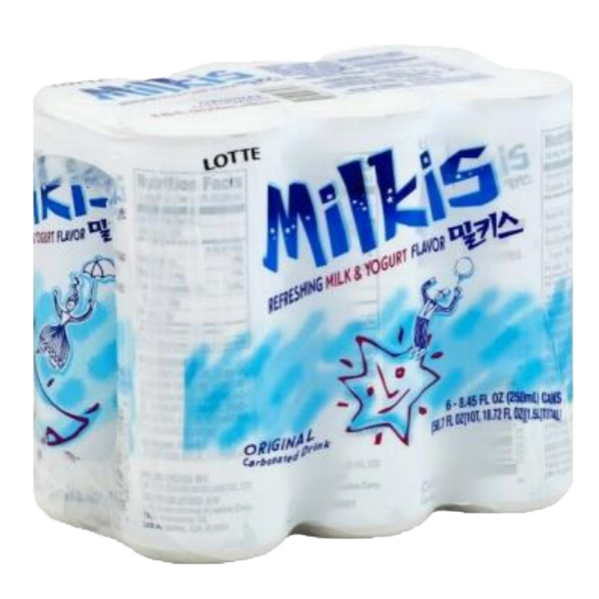 LOTTE -LOTTE Milkis Soda Drink | Multiple flavors(6 unit per pack) - Everyday Snacks - Everyday eMall