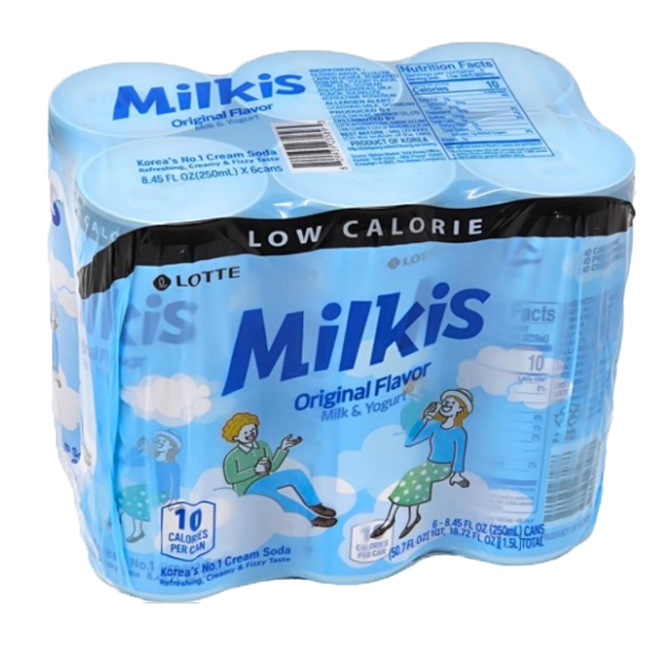 LOTTE -LOTTE Milkis Soda Drink | Multiple flavors(6 unit per pack) - Everyday Snacks - Everyday eMall