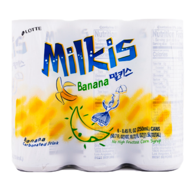 LOTTE -LOTTE Milkis Soda Drink | Multiple flavors(6 unit per pack) - Everyday Snacks - Everyday eMall