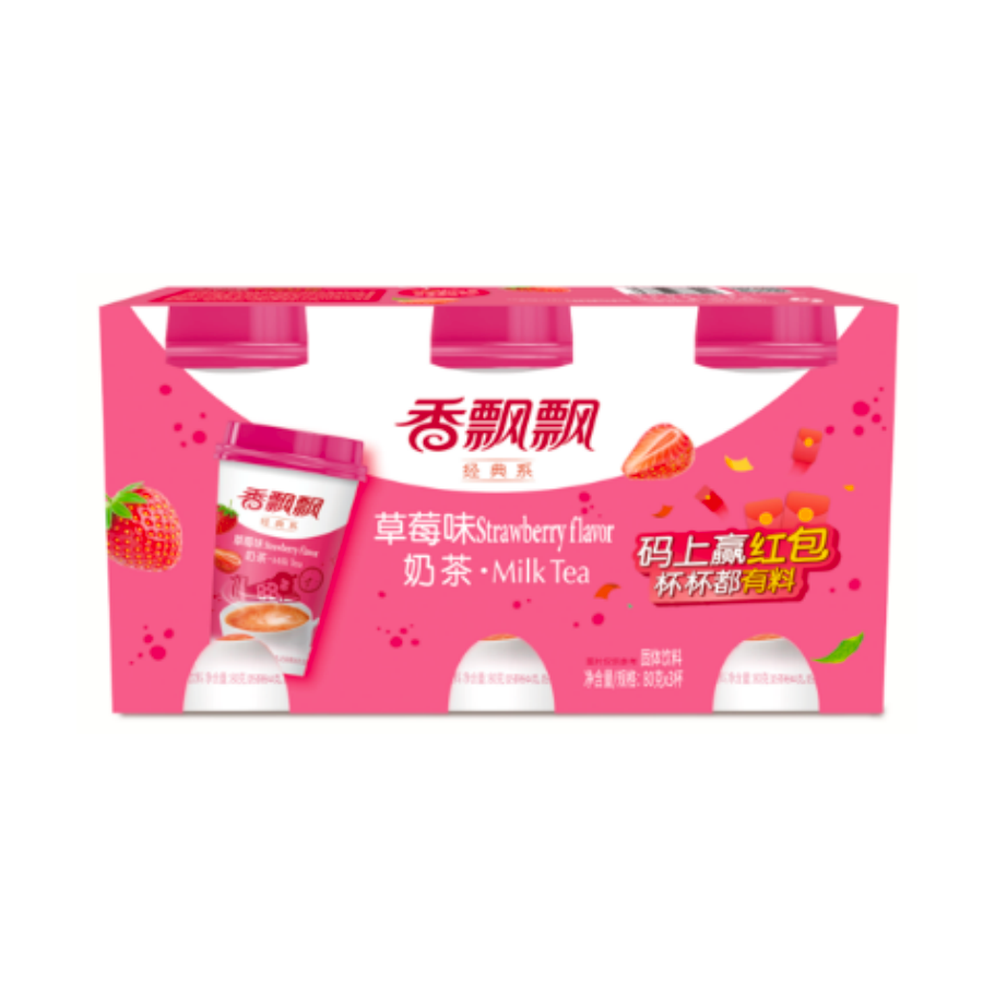 Senpure -香飘飘 SENPURE Classic Milk Tea With Coconut Jelly | Multiple flavors (3 units per pack) - Everyday Snacks - Everyday eMall