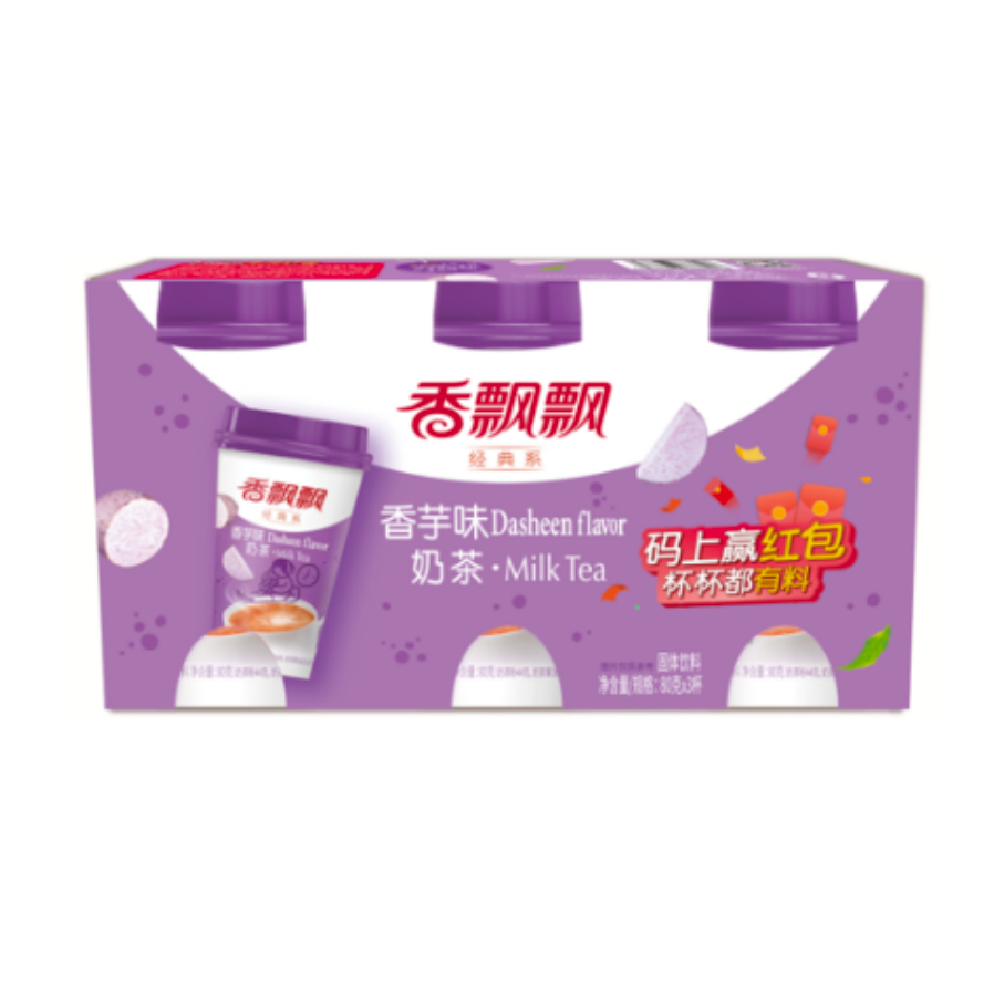 Senpure -香飘飘 SENPURE Classic Milk Tea With Coconut Jelly | Multiple flavors (3 units per pack) - Everyday Snacks - Everyday eMall